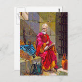 2テモテ4:6-8私はコースポストカーを終えた ポストカード (正面/裏面)