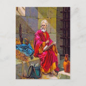 2テモテ4:6-8私はコースポストカーを終えた ポストカード (正面)