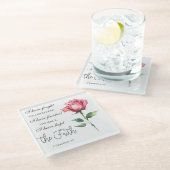 2テモテ4:7 – 私は良い戦いを戦った ガラスコースター (アングル)