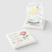 2テモテ4:7 – 私は良い戦いを戦った ストーンコースター (横)