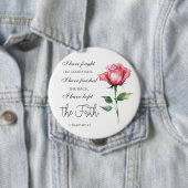 2テモテ4:7 – 私は良い戦いを戦った 缶バッジ (インサイチュ)