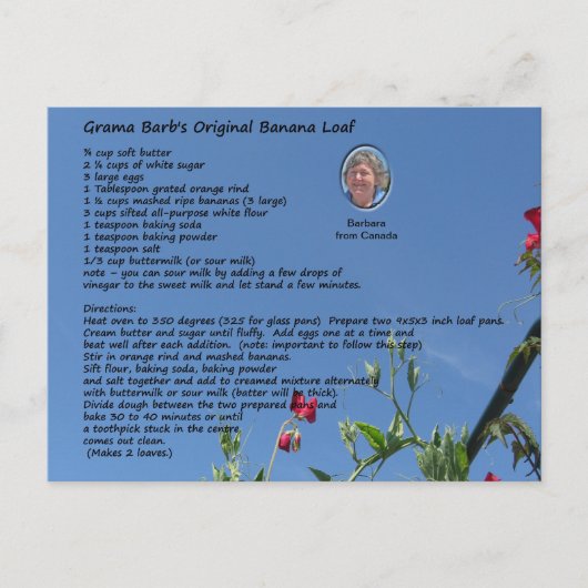 2デザートレシピカード ポストカード (正面)