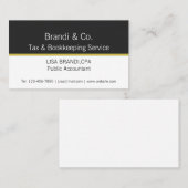 2トエレガントニングプロフェッショナル名刺 名刺 (正面/裏面)