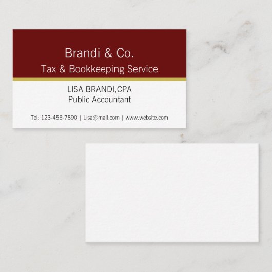 2トエレガントーンテンプレート名刺 名刺 (正面/裏面)