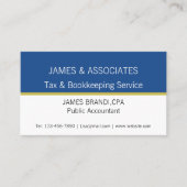 2トエレガントーンテンプレート名刺 名刺 (正面)