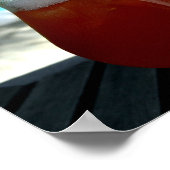 2トロピカルフルーツドリンク,ビーチ,リゾート ポスター (角)