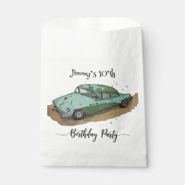 2トンのセダンと男の子の誕生日パーティー フェイバーバッグ