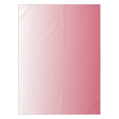 2トーンのグラディエントグラデーションサーモンピンク テーブルクロス (正面)