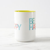 2トーンのコーヒーマグが楽しい ツートーンマグカップ (中央)