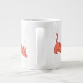 2トーンのコーヒーマグを伸ばす時間 ジャンボコーヒーマグカップ (裏面)