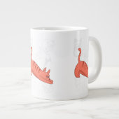 2トーンのコーヒーマグを伸ばす時間 ジャンボコーヒーマグカップ (正面右)