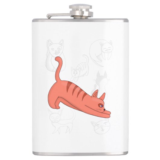 2トーンのコーヒーマグを伸ばす時間 フラスク (正面)