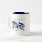 2トーンのコーヒーマグ ツートーンマグカップ (正面左)