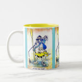 2トーンのコーヒーマグ ツートーンマグカップ (左)