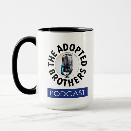 2トーンのコーヒー愛好家のマグ マグカップ (左)