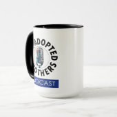 2トーンのコーヒー愛好家のマグ マグカップ (正面左)