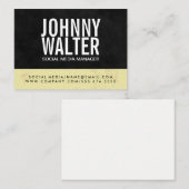 2トーンのテクスチャ/バリエーション 名刺 (正面/裏面)