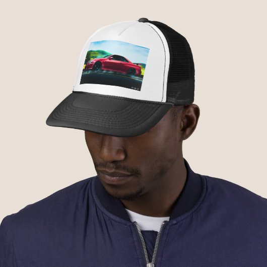 2トーンのトラック運転手キャップ上の2000のスポーツカー キャップ (インサイチュ)