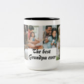 2トーンのマグ最高のザグランドパ4枚の写真黒 ツートーンマグカップ (中央)