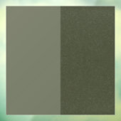 2トーンの苔の緑のウィンドウの貼り付け – カスタマイズ ウィンドウサイン (シート3)