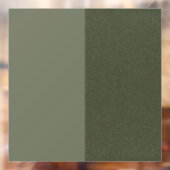 2トーンの苔の緑のウィンドウの貼り付け – カスタマイズ ウィンドウサイン (シート2)