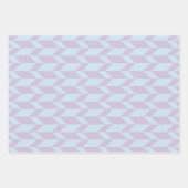 2トーンはっきりした矢印シェブロンストライプミュート ラッピングペーパーシート (正面2)