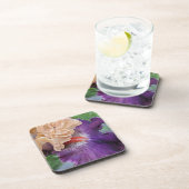 2トーンひげアイリス開花フローラ コースター (右側)