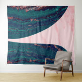 2トーンエレガント大理石パターン タペストリー (インサイチュ(横))