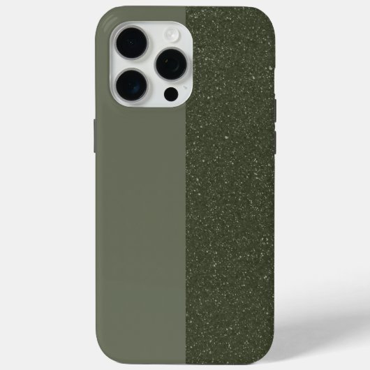 2トーンカスタマイズグリーンiPhoneケース Case-Mate iPhoneケース (裏面)