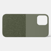 2トーンカスタマイズモスグリーンiPhoneケース Case-Mate iPhoneケース (裏面 (横))
