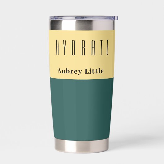 2トーンカスタムパーソナライズされた 保温保冷タンブラー (左面)