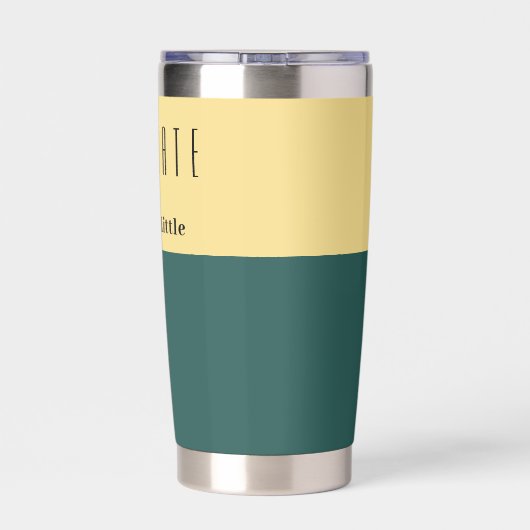 2トーンカスタムパーソナライズされた 保温保冷タンブラー (背面)