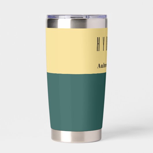 2トーンカスタムパーソナライズされた 保温保冷タンブラー (正面)