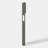 2トーンカスタムモスグリーンのテクスチャiPhone 14ケース Case-Mate iPhoneケース (裏面 / 右)