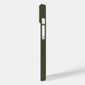 2トーンカスタムモスグリーンのテクスチャiPhone 14ケース Case-Mate iPhoneケース (裏面 / 左)