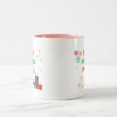 2トーンクラシックコーヒーマグ、11オズ ツートーンマグカップ (中央)