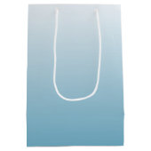 2トーングラディエントグラデーションエンジェルブルー ミディアムペーパーバッグ (裏面)