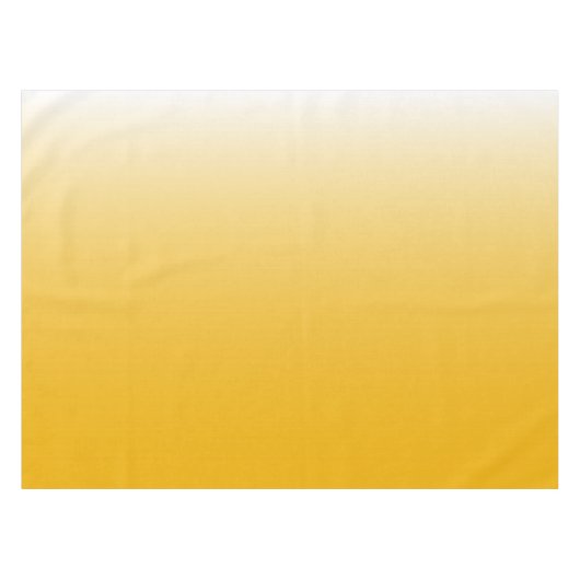 2トーングラディエント黄グラデーション色 テーブルクロス (正面(横))
