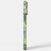 2トーングリーン大理石ルックモノグラムセル Case-Mate iPhoneケース (裏面 / 右)