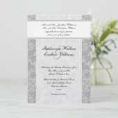 2トーングレーダマスクウェディング招待状 招待状 (スタンド正面)
