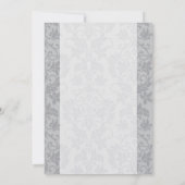 2トーングレーダマスクウェディング招待状 招待状 (裏面)