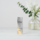 2トーンコンテンポラリーブラシ スキニー名刺 (スタンド正面)