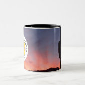 2トーンコーヒーマグ(11ozまたは15oz) ツートーンマグカップ (中央)