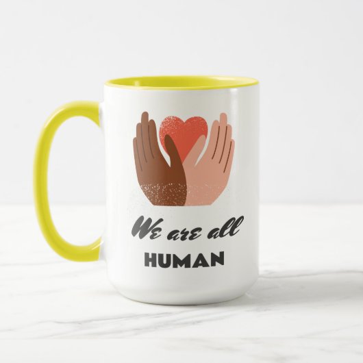 2トーンスタイリッシュマグ – 15 oz ofエレガンスはっきりした マグカップ (左)