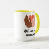 2トーンスタイリッシュマグ – 15 oz ofエレガンスはっきりした マグカップ (正面右)