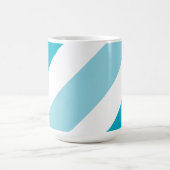 2トーンストライプのラテマグカップ コーヒーマグカップ (中央)