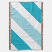 2トーンストライプの スローブランケット (正面縦)