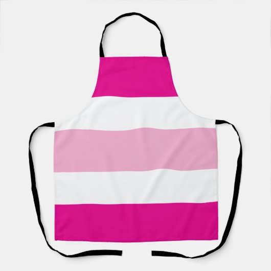 2トーンストライプ エプロン (正面)