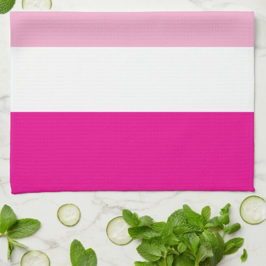 2トーンストライプ キッチンタオル (折り畳み)