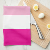 2トーンストライプ キッチンタオル (四つ折り)